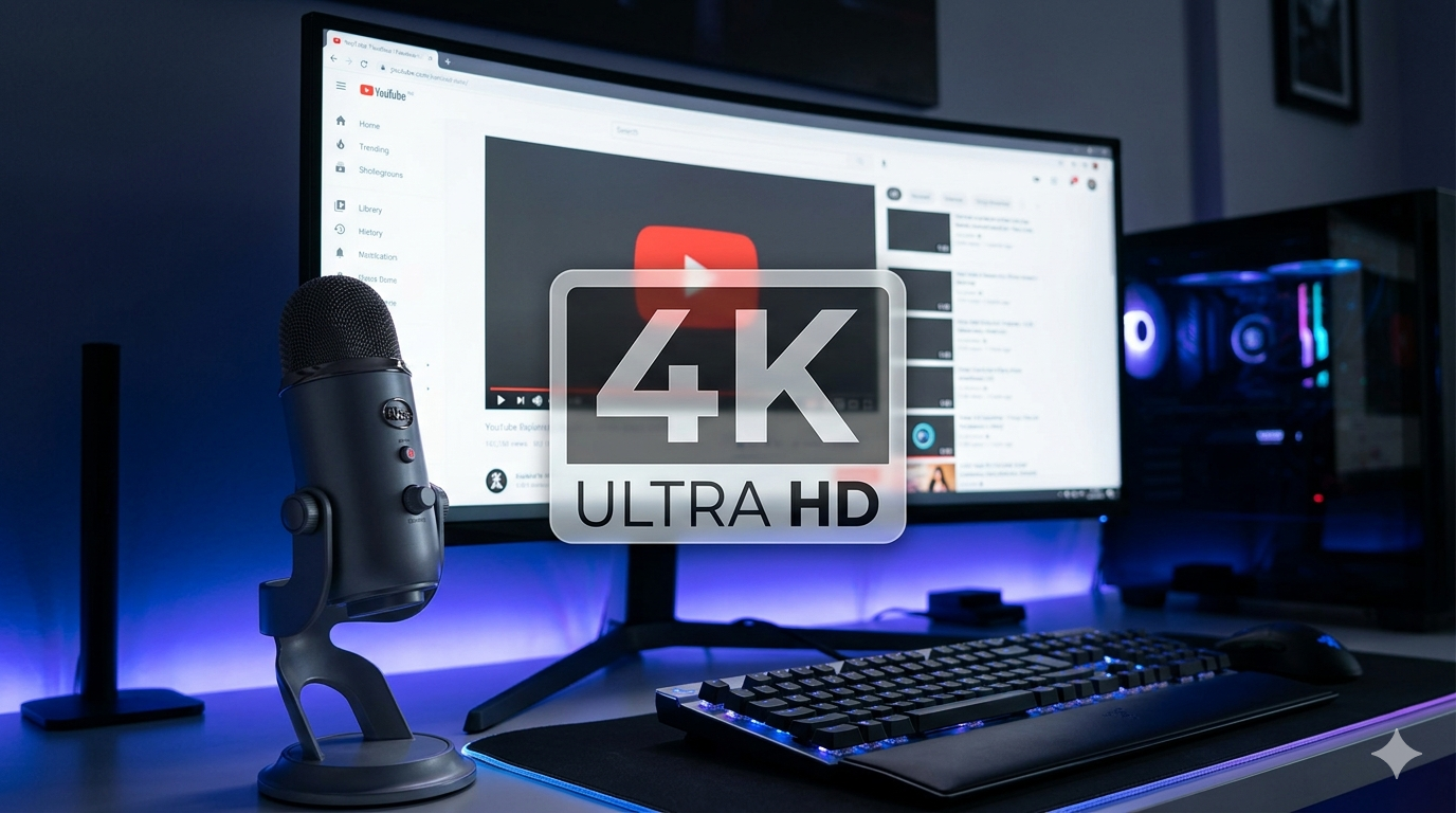 Ultra-HD YouTube thumbnail preview labeled 4K