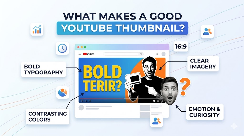 High-performing YouTube thumbnail with checklist marks